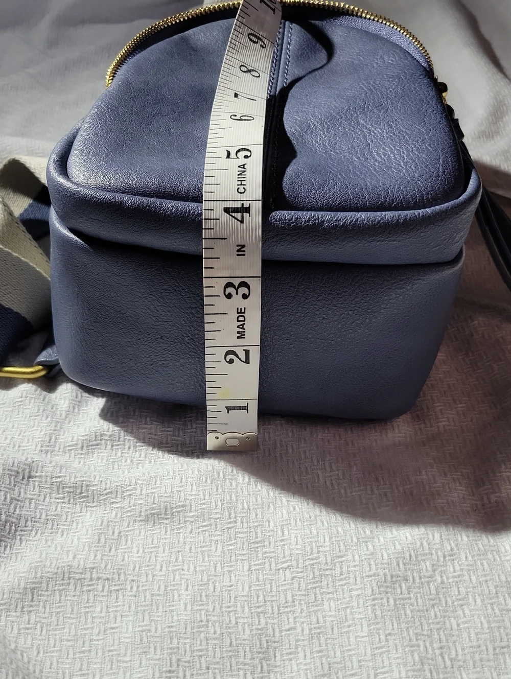 Kohl's Sonoma Blue Gray Crossbody Mini Backpack Mint Condition